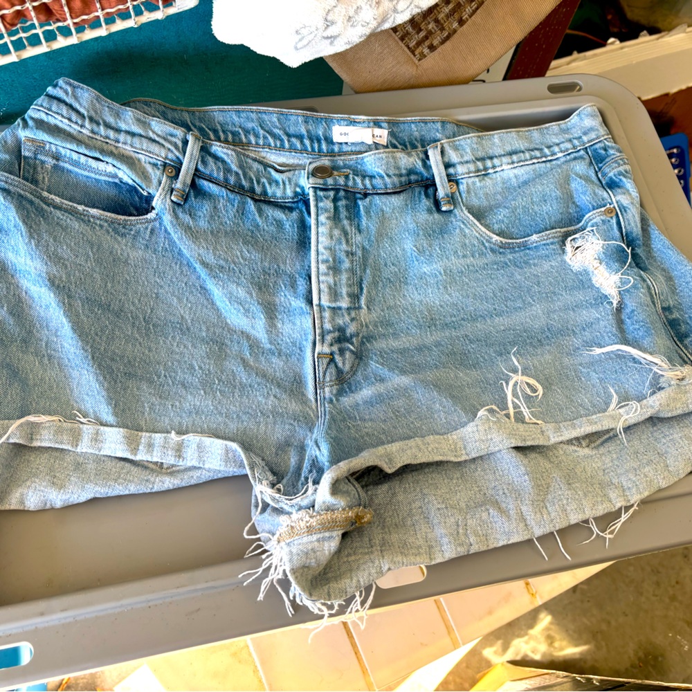 Denim shorts